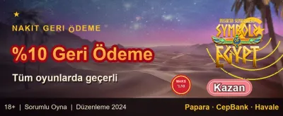 Popüler Slotlarda Bedava Dönüş promotion banner